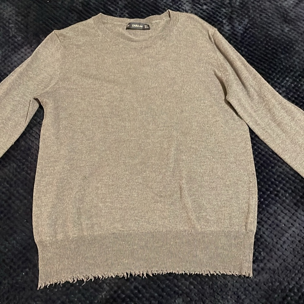 Zara knit grey sweater